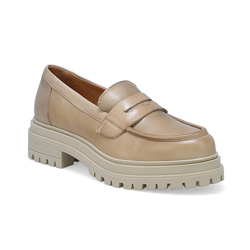 Miz Mooz Tan Loafers